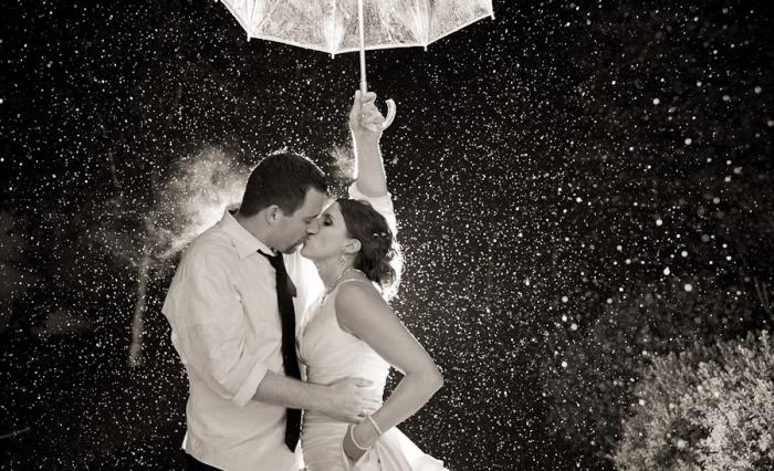 Düğünde yağmur iyi bir işarettir