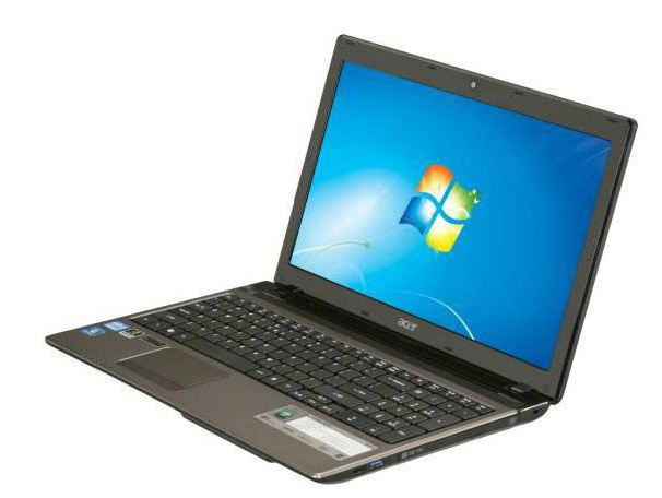 Acer 5750G dizüstü bilgisayarın kısa açıklaması ve kısa açıklaması